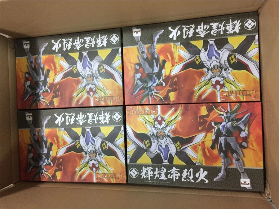 Модели поклонников доспехов/DT модель Ronin Warriors Yoroiden самурайский Штурмовик Рё доспехи Inferno из металлической ткани доспехи плюс