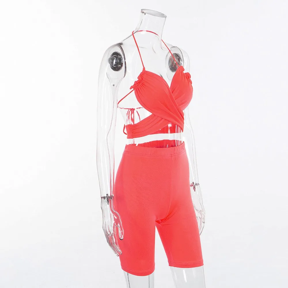 Новый сексуальный комплект из двух предметов с глубоким v-образным вырезом