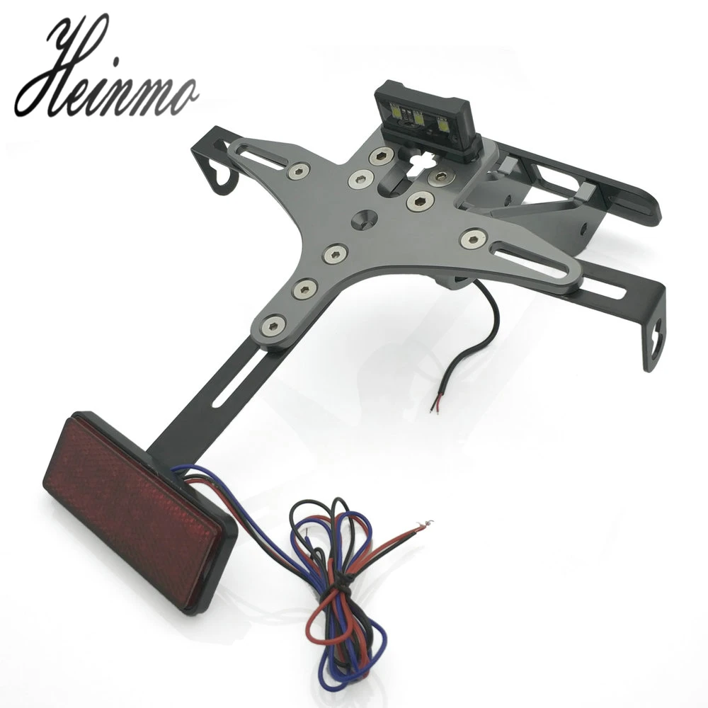 7 цветов CNC алюминиевая рамка номерного знака мотоцикла со светодиодным