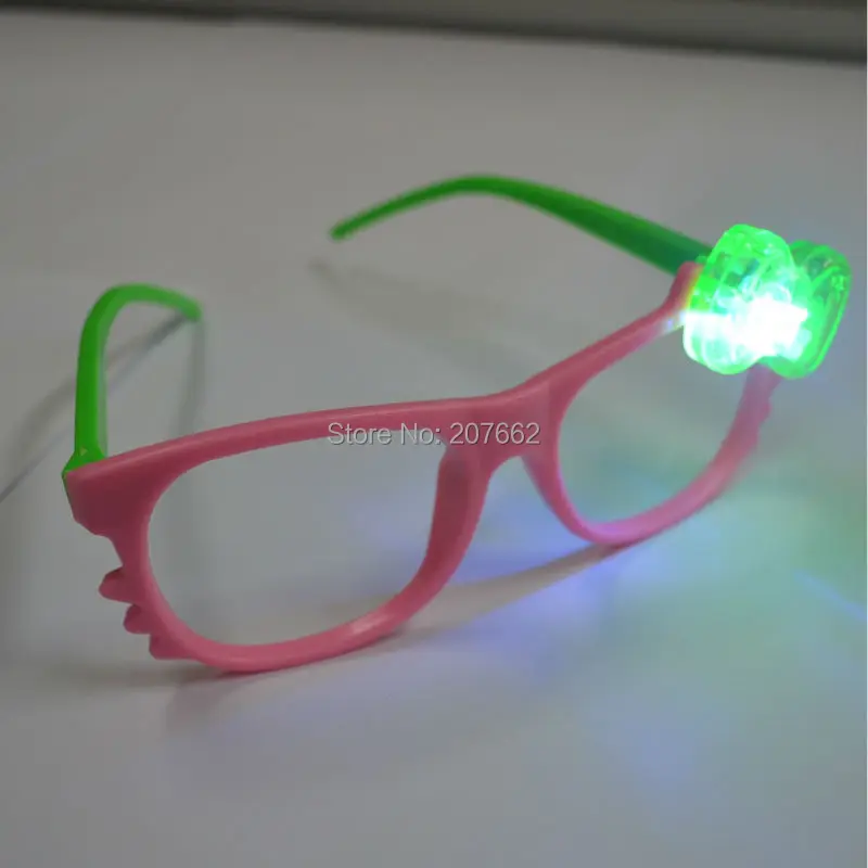 Светильник-очки маска для глаз светодиодный мигает очки вечерние карнавальный