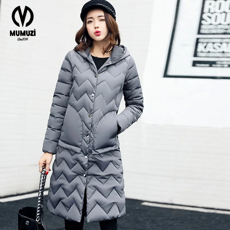 2017 новое поступление тонкие длинные зимние куртки парки с хлопковой подкладкой