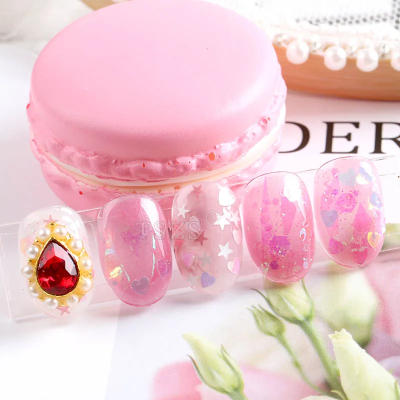 10pcs/lot Korean Design Popular Nail Art Decoration Water Drop with Rim Pearl Rhinestones Crystal DIY | Красота и здоровье