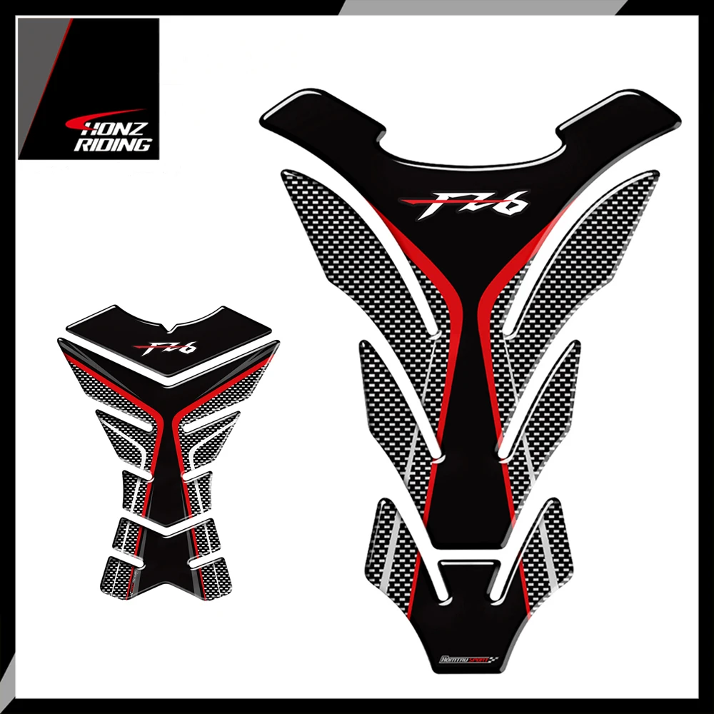 Для Yamaha FZ6 FZ6N Tankpad 3D углеродистая накладка на бак мотоцикла Защитная
