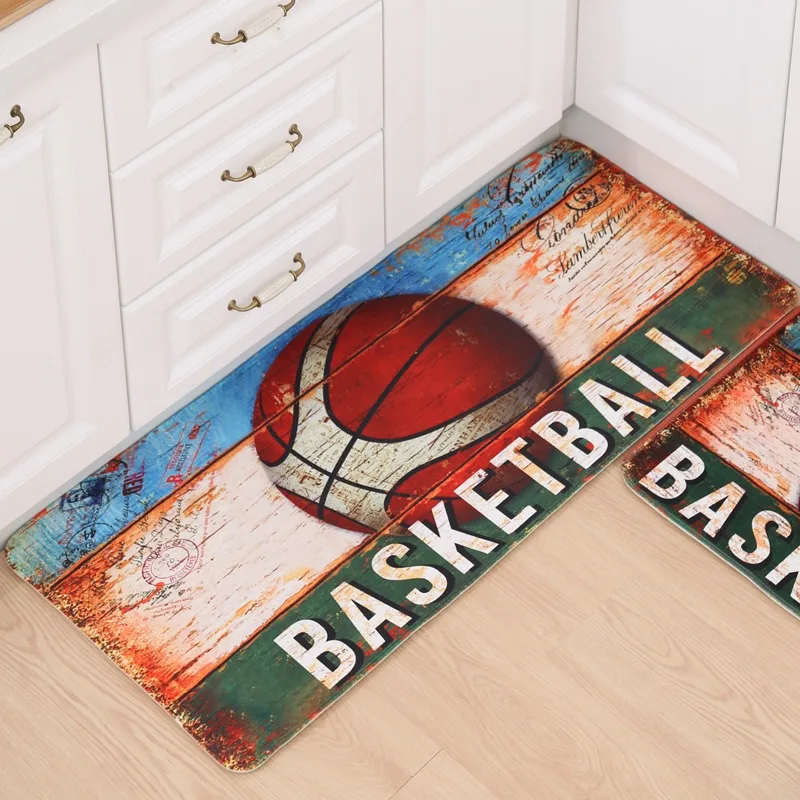 Футбольный Ретро Коврик для двери Alfombras зал ванная комната KitchenHome коврик
