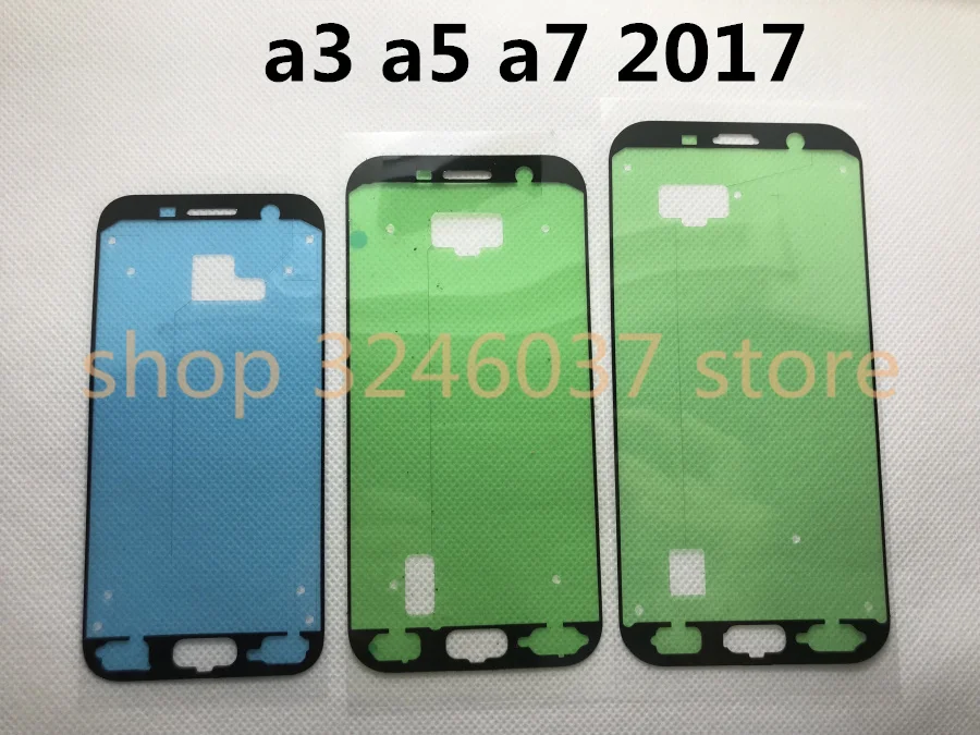 10 шт./Лот ЖК сенсорный экран передняя рамка корпуса клейкая лента для Samsung Galaxy A3 A320