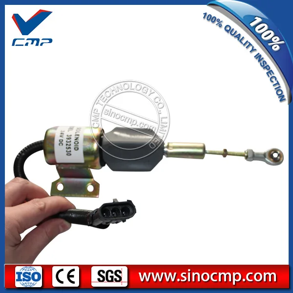 Соленоид останова топлива дизельного двигателя 24 В 3932530 для cummins 5.9L 6BT|solenoid