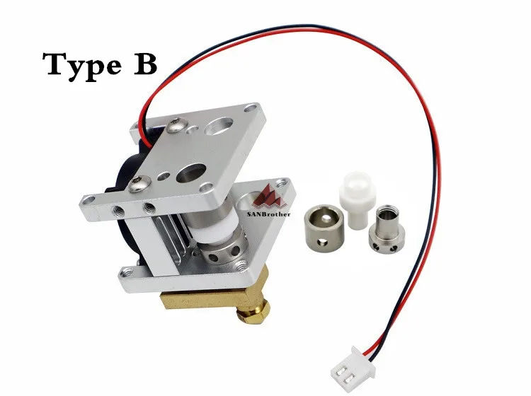 Ultimaker 2 Расширенный+ UM2+ Olsson блок сопла комплект с радиатором hotend коллектор комплект для DIY 3D принтер 1,75/3 мм нити