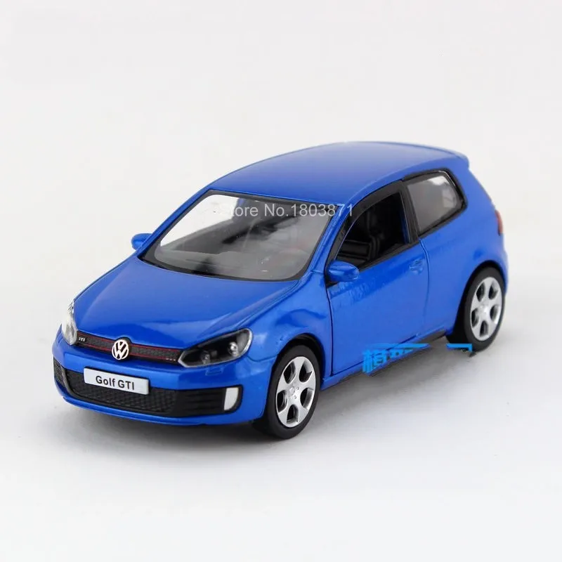 Бесплатная доставка Детские Volkswagen Golf GTI Модель автомобиля 1:36 5 дюймов автомобили