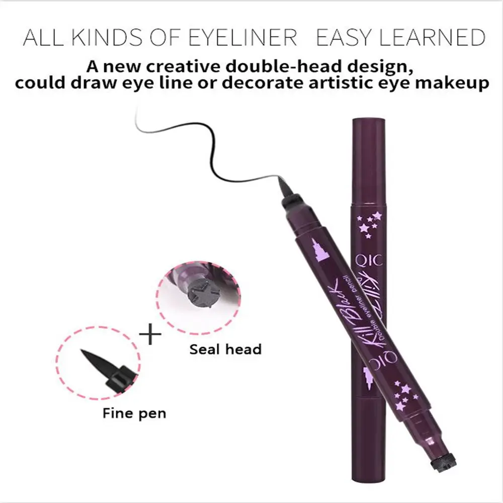 Водостойкая Подводка для глаз с двойной головкой|liquid eyeliner|waterproof liquid eyelinereye liner pencil