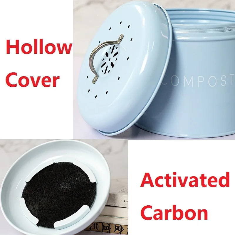 1 шт. полый чехол для компоста из активированного угля семейная посуда ящик