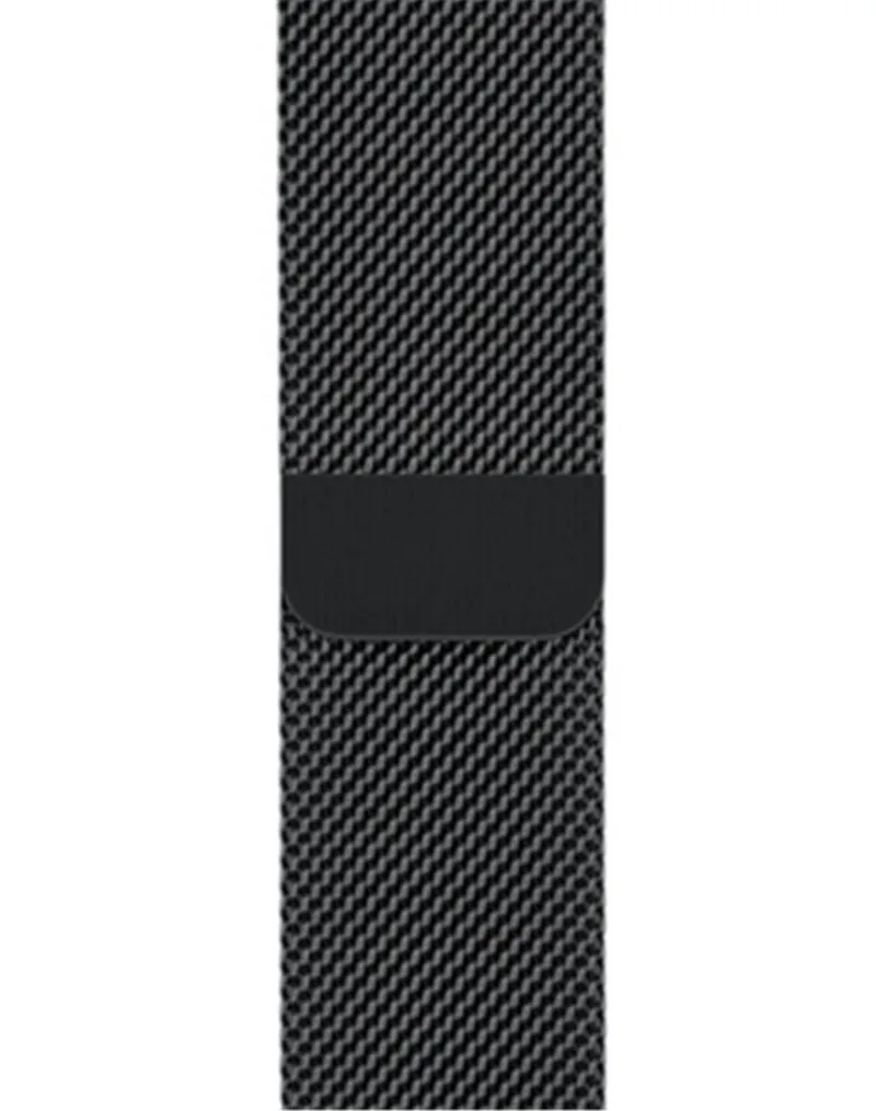 only black band Красочные ремешок для часов, Миланская петля, ремешок для Apple Watch серии 3/2/1 38 мм 42 мм Нержавеющая сталь кабель-браслет на запястье для наручных часов iwatch, ремешок с ТПУ чехол - Цвет ремешка: only black band