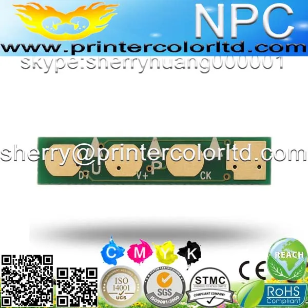 Совместимый CLT-K407S чипы тонера C/M/Y 407S для Samsung CLP 320 325 CLX 3185 3186 reset laser jet chips |