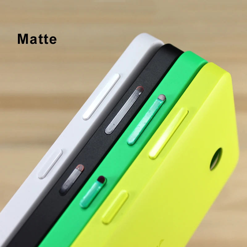 10 шт. корпус для Nokia Lumia 630 635 636 638 Новая задняя крышка Крышка батарейного отсека Корпус двери белый черный оранжевый зеленый