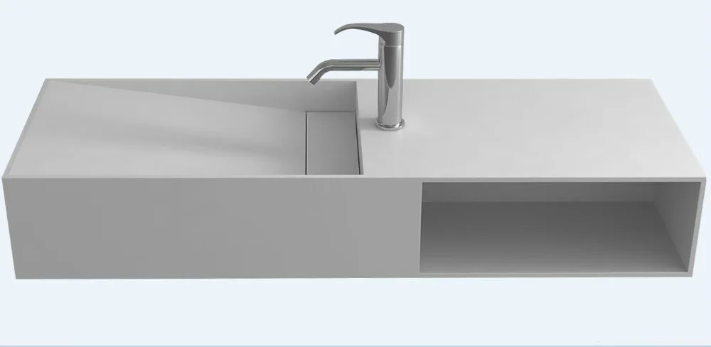 1200 мм прямоугольная столешница для ванной раковина матовая с твердой