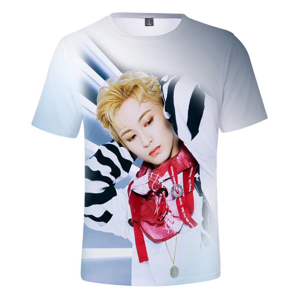 Корейский K POP KPOP NCT127 NCT 127 альбом для концертов WINWIN YUTA MARK JUNGWOO TAEYONG 3D футболка с