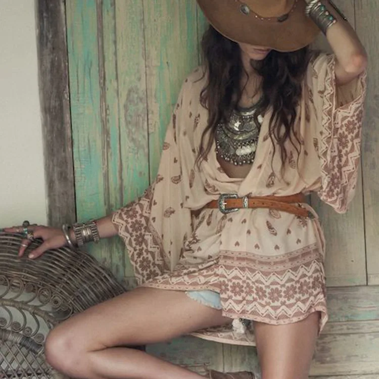 Женский пляжный кардиган с рисунком Головы Быка пляжная одежда капюшоном в