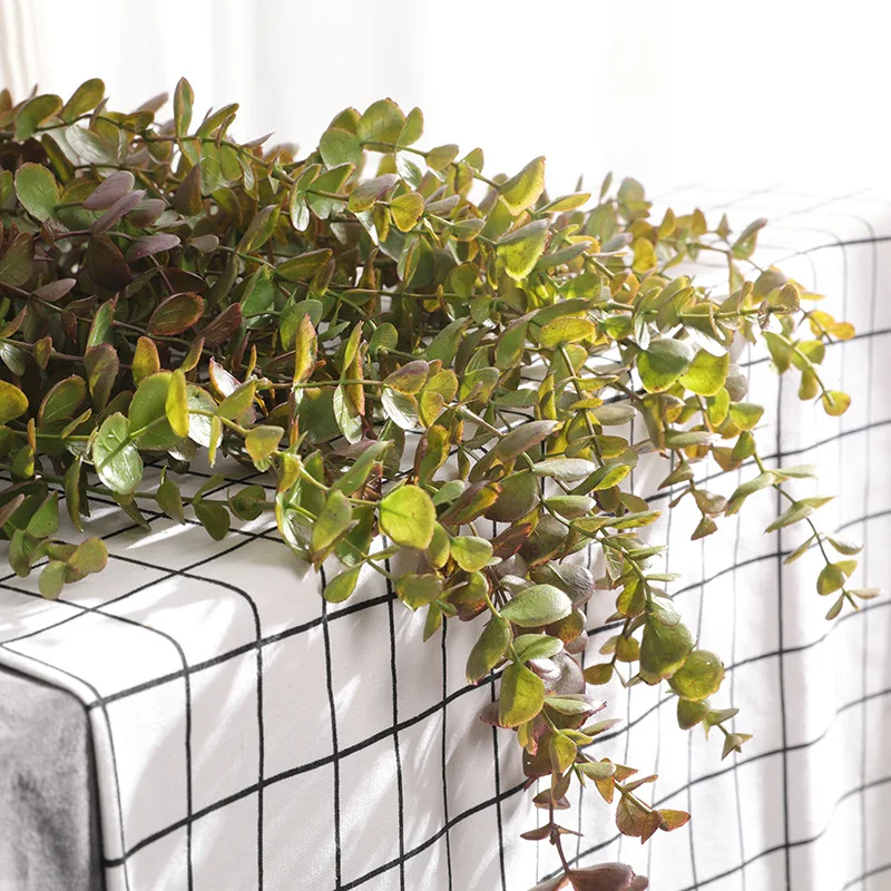 Искусственные листья эвкалипта искусственное растение из ротанга украшение на