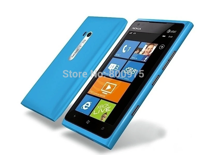 Отремонтированный мобильный телефон NOKIA Lumia 900 разблокирован Nokia 900 Windows Phone 3g Wifi 8MP 16GB Гарантия один год