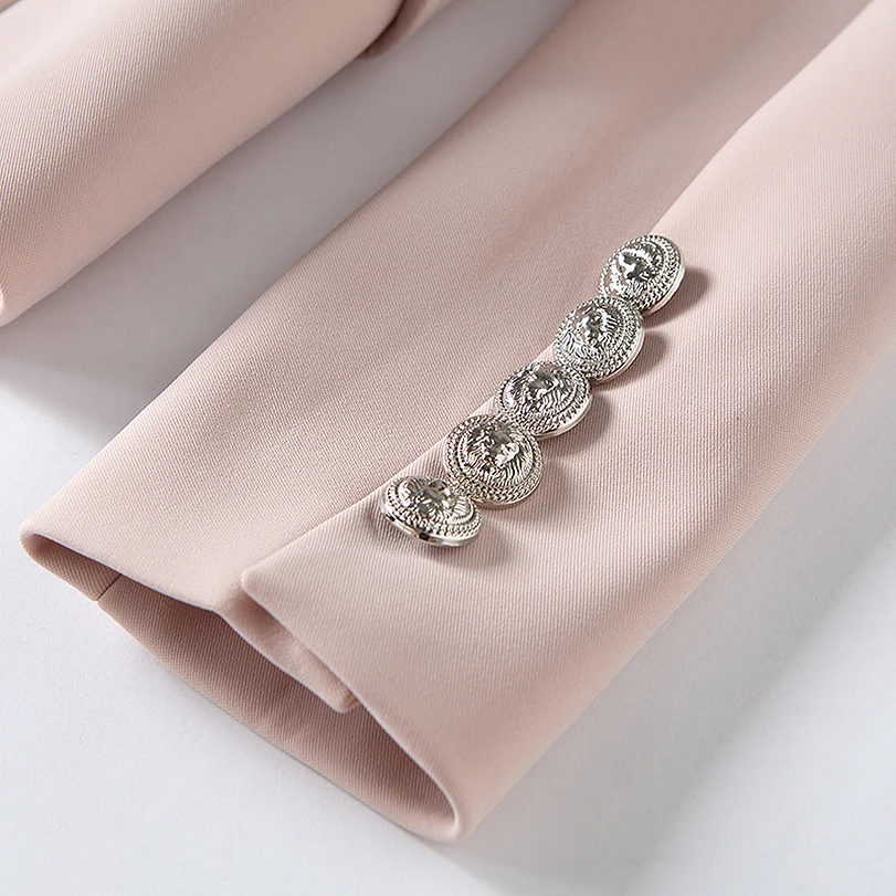 Высокое качество Новые 2017 барокко дизайнерский Блейзер Для женщин с длинным