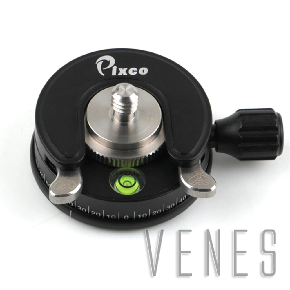 

Venes BF-422 360 Rotate 1/4" 40mm Mini Tripod Head With Quick Release Plate