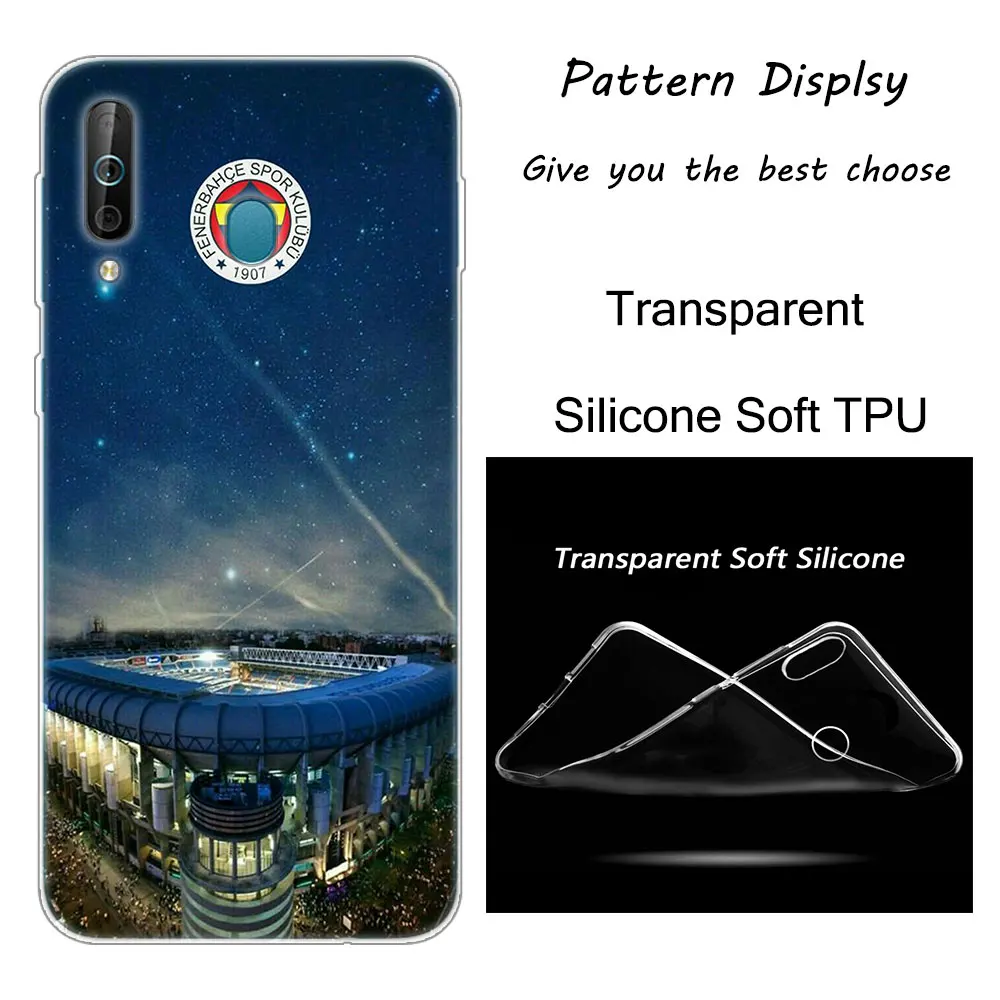 009 Фенербахче силиконовый чехол для телефона для samsung Galaxy A80 A70 A60 A50 A40 A40S A30 A20E A2CORE M40 Примечание 10 плюс 9 8 5 Модный чехол с рисунком - Цвет: 009