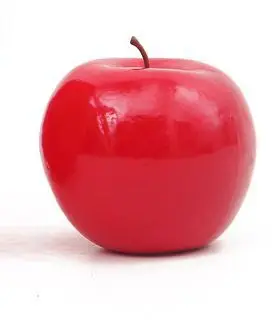 Red Apple 1 шт. искусственный Декор фрукты праздничные принадлежности пена Поддельные фрукты овощи кухонные игрушки для детей ролевые игры игрушки домашний декор - Цвет: Red Apple