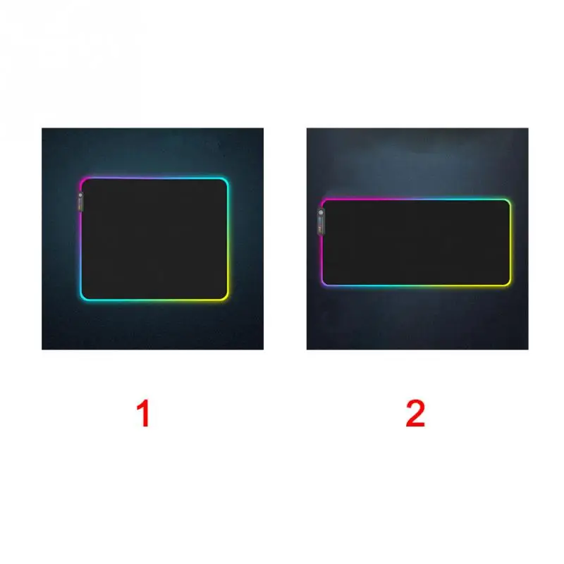 Цветной USB светодиодный RGB игровой коврик для мыши геймер светящаяся