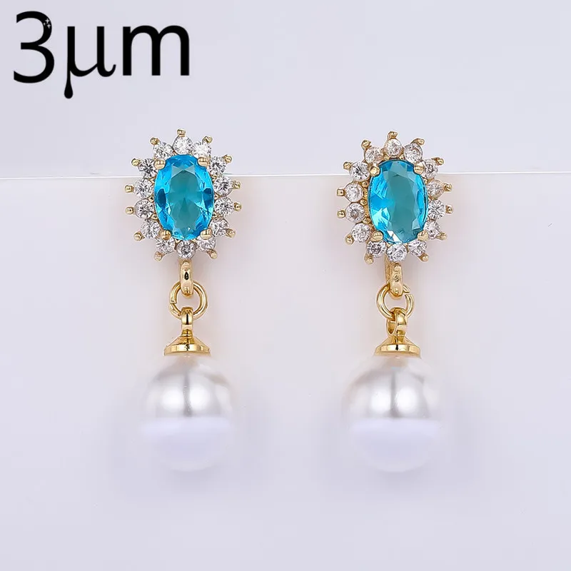 3UM New Fashion Earring Golden Nail Abstract Art Silver Stud for Women | Украшения и аксессуары