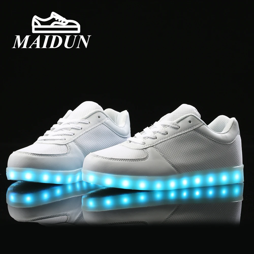 LED Light up Shoes men New tenis led USB Charge leisure Casual Couple neon Flash male Unisex Hot Fashion colorful luminous | Обувь