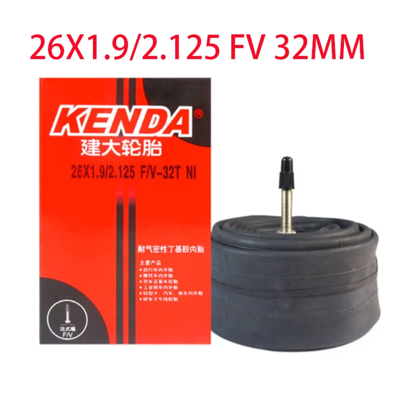 Inner Tube FV 32L KENDA велосипедные шины 26x1,95 K816 MTB Горный шоссейный велосипед шины 26 дюймов 1,95 велосипедные широкие шины внутренние Трубчатые шины - Цвет: Inner Tube FV 32L