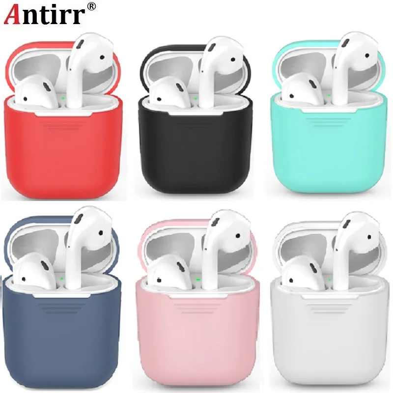 Силиконовый ТПУ чехол для беспроводных наушников 1 шт. Bluetooth AirPods защитный