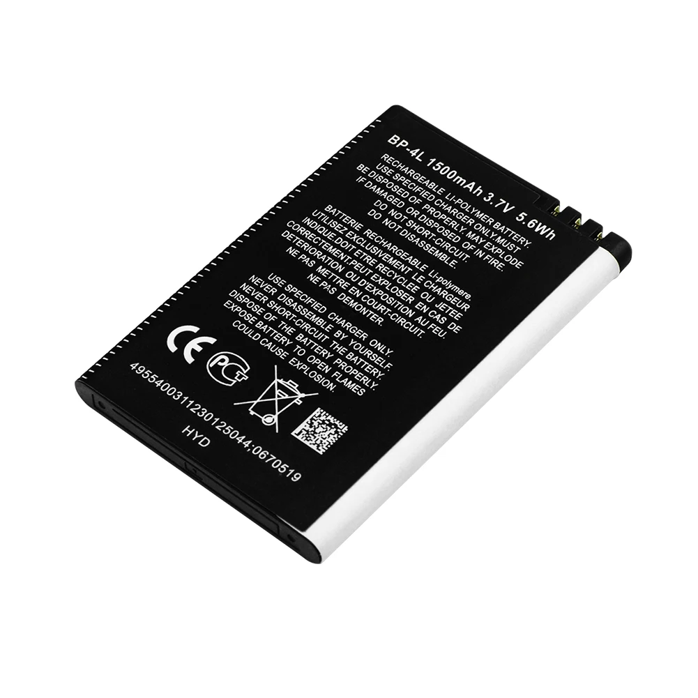 Аккумулятор литиевый для Nokia E61i E55 E6 E63 E90 E95 E71 6650F 1500 T N97 N810 E72 E52 6650 мАч 1