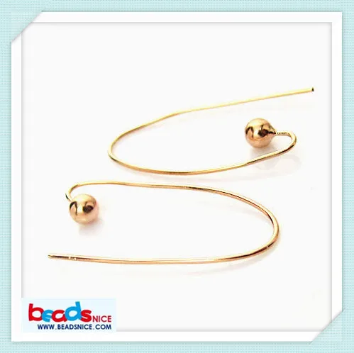 Beadsnice оптовая продажа серьги трендовые из стерлингового серебра 925 пробы крючки с