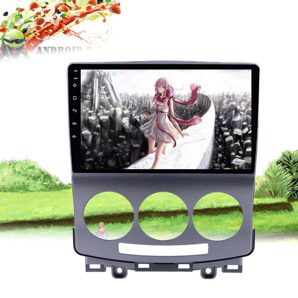 Android 10 0 автомобильный dvd для Mazda 5 2005 2006 2007 2008 2009 2010 Mazda5 радио 1024*600 gps навигация wifi