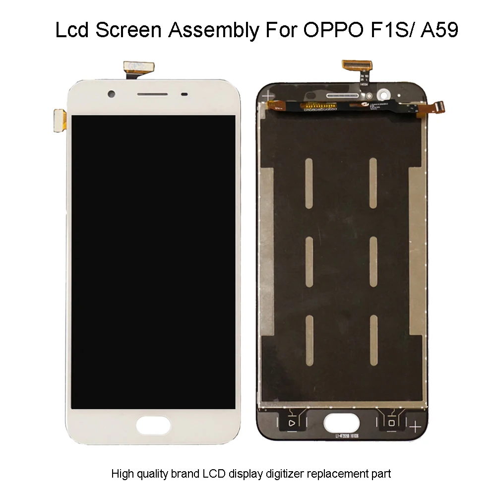 Качественный ЖК дисплей для OPPO F1S Lcd сенсорный экран дигитайзер Oppo A59 A1601 запасные