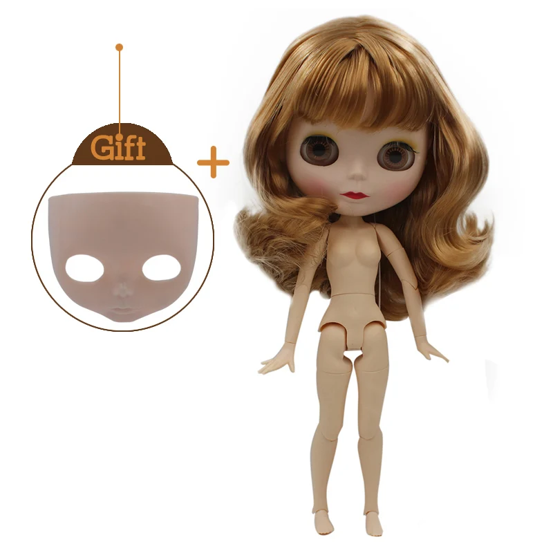 Matte Face SNO.9 Шарнирная кукла Blyth, Neo Blyth кукла Обнаженная Заказная матовое лицо куклы можно изменить макияж и платье DIY, 1/6 шарнирные куклы SO29 - Цвет: Matte Face SNO.9