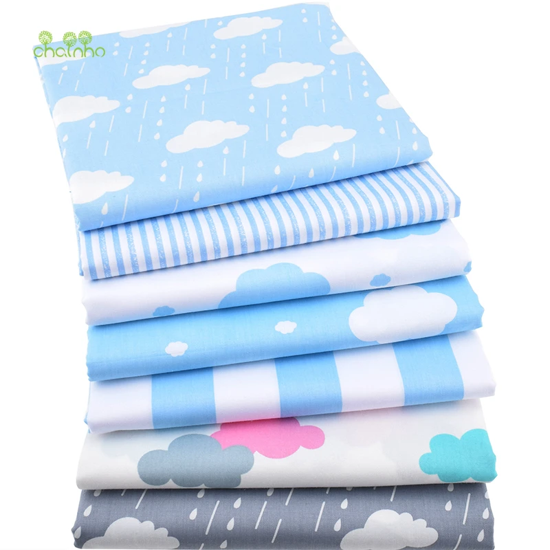 Набивная саржевая хлопковая ткань для самостоятельного лоскутного шитья/ткань