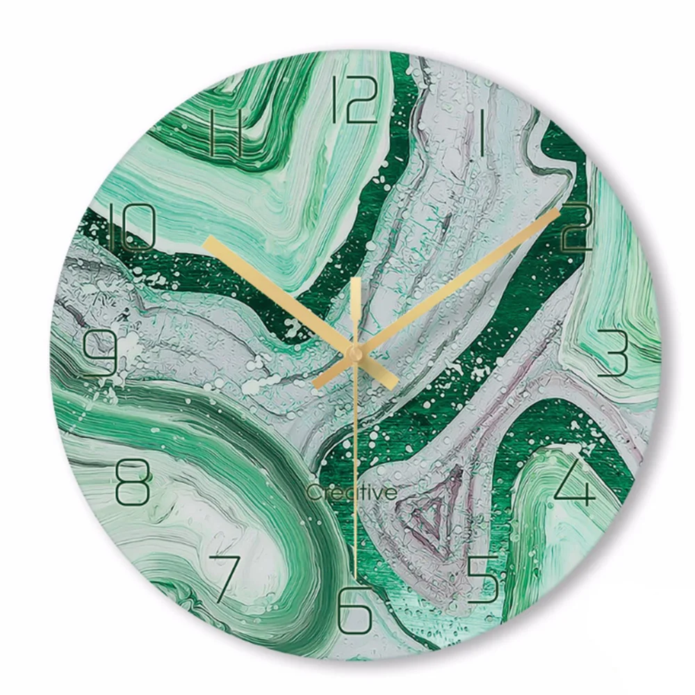 1 Pcs Creative 3D Wall Clock Modern Design Living Room Decoration Mirror Glass Unique Watch Clocks Home Decor Silent | Дом и сад