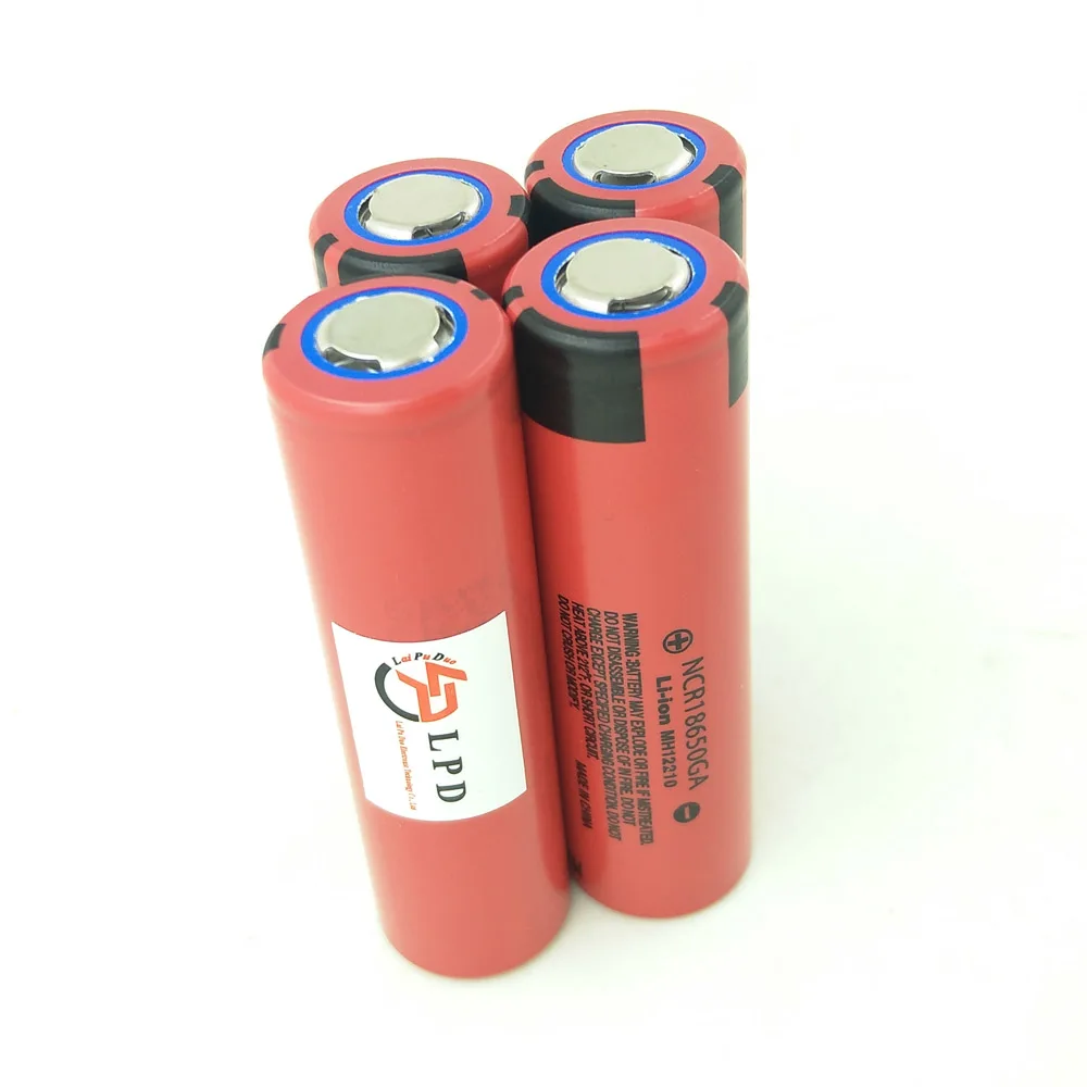 4 шт. перезаряжаемые батареи для SANYO 18650 в NCR18650GA 3 6 мАч 10 А|18650 battery|battery abattery for |