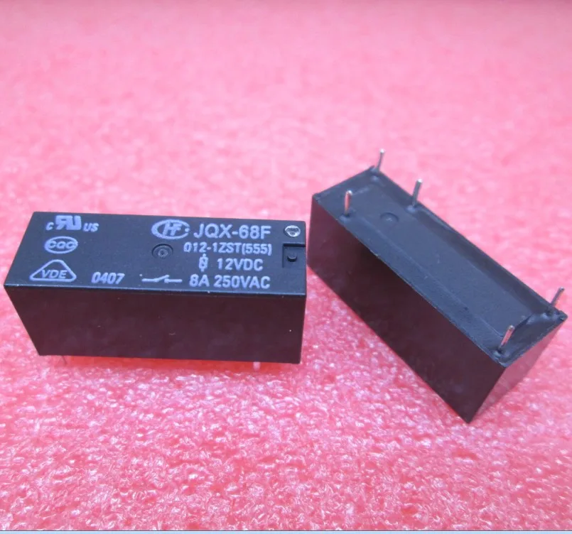Реле JQX-68F 012-1ZST JQX-68F-012-1ZST 012-1ZST-12VDC JQX-68F-012-1ZST-12VDC 12VDC 8A 250VAC DIP5 10 шт./лот