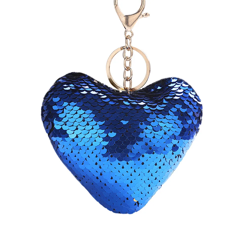 Bestnow модный Звездный брелок с блестками в форме сердца кулон подарок брелки