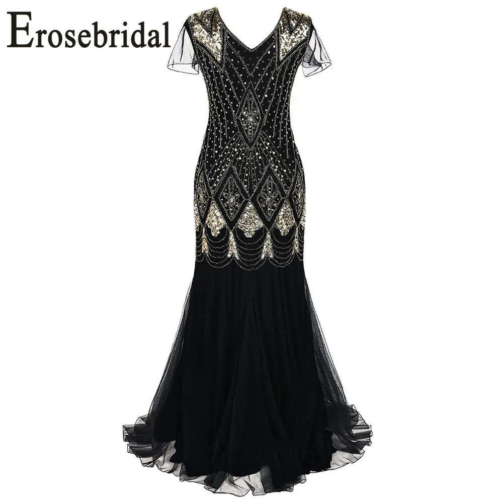 Erosebridal, вечернее платье русалки, 6 цветов,, украшенное бисером, официальное женское платье русалки с коротким шлейфом, 48 часов доставки