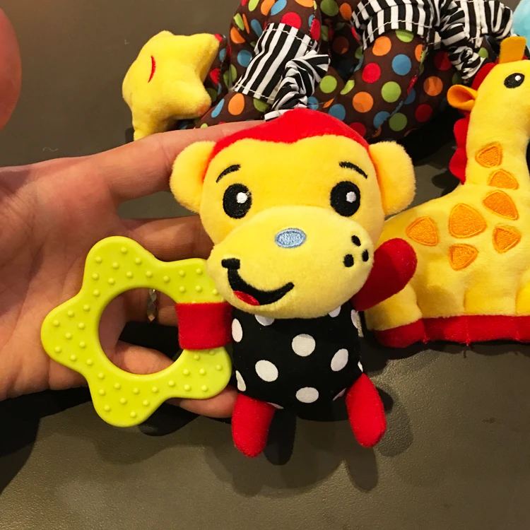 Милая Детская Мобильная кроватка Babyplay спиральная кровать и переносное детское кресло Висячие Bebe развивающие погремушки игрушки 0-12 месяцев