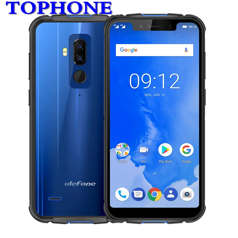 Ulefone Броня 5 IP68 водонепроницаемый мобильный телефон 4G Android 8 1 85 &quotHD MTK6763 Octa core B + 6 NFC