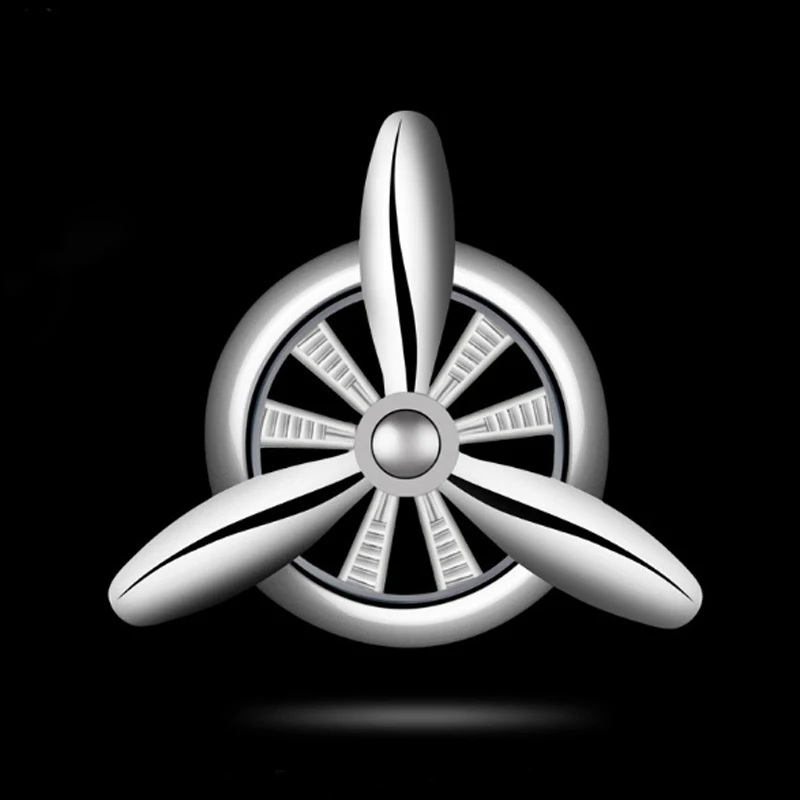 Silver Аксессуары для пропеллера автомобиля, освежитель воздуха, украшение, поворот, выход кондиционера, мульти-стиль, ароматизатор, зажим для духов - Название цвета: Silver