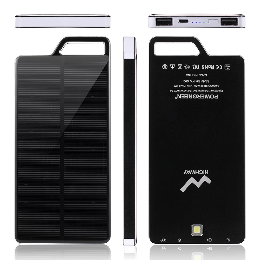 Power Green Внешнее зарядное устройство для телефона светодиодный дизайн