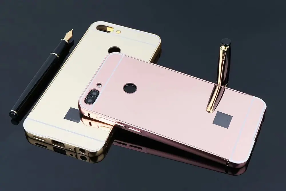 Для Xiaomi Redmi 6A ультра легкий металлический корпус с алюминиевой оправа из сплава, зеркальная задняя крышка для Xiaomi Redmi 6 Pro Redmi Note 7 Чехол