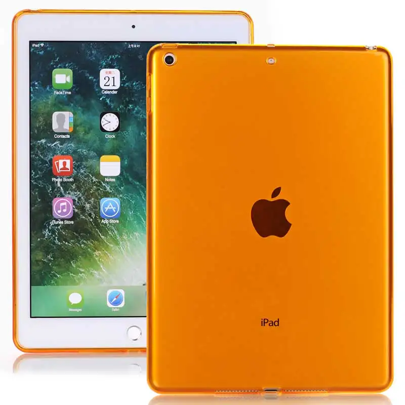 Ультратонкий силиконовый защитный прозрачный чехол из ТПУ для iPad 9 7 дюйма 2017