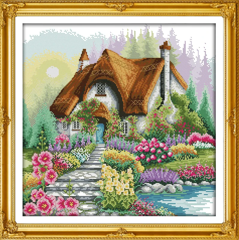 Набор для вышивки крестиком Joy Sunday F205F351F397F729F730(4)F740 14CT 11CT|joy sunday|cross stitch kitscounted cross kits |
