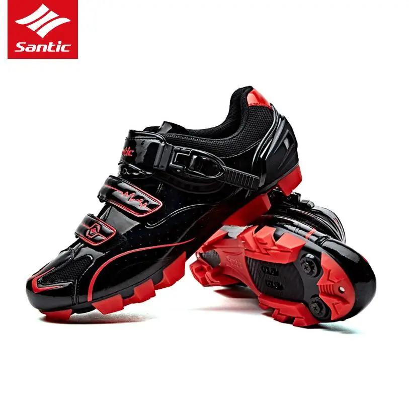 

Santic Men Cycling Shoes Cycling MTB Athletic Racing Team Bicycle Shoes Breathable Bicycle Lock Shoes